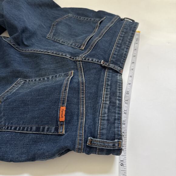 Vintage Faconnable Men's Dark Blue Denim Jeans Size 35x30 Denim - Picture 9 of 10